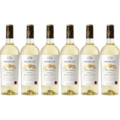 Casa Charlize Pinot Grigio 0,75l Terre Sicilia IGT 12% 6 x 0,75 l (holá láhev)