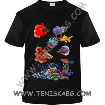 Fruit of the Loom Тениска - Декоративни рибки
