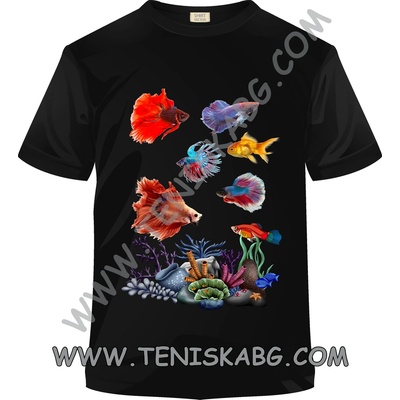 Fruit of the Loom Тениска - Декоративни рибки