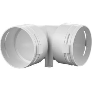 Dalap Кръгло PVC коляно 90° за тръбно отклонение Dalap Flexitech Ø 90 мм (197568)
