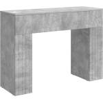 vidaXL Масичка за кафе Бетонно сиво 102 x 35 x 75 см (899930)