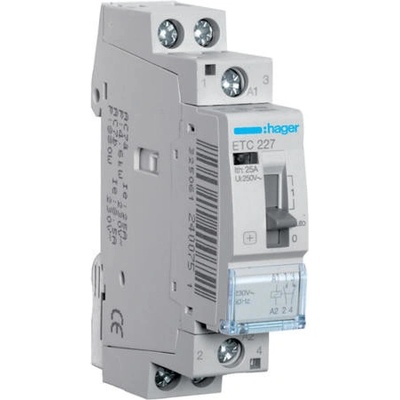 HAGER Stykač ETC227 1S+1R 25A 230VAC ETC227