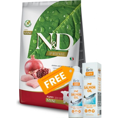 N&D GF Dog Puppy Mini & Medium Chicken & Pomegranate 7 kg
