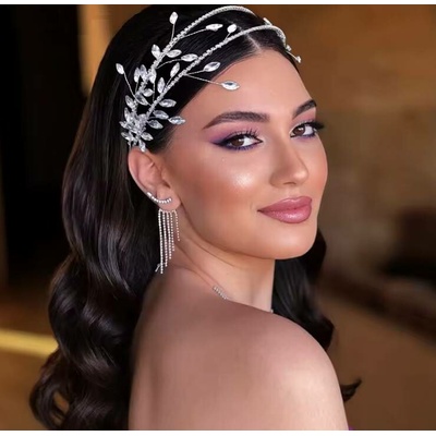 Naishide Jewelry Čelenka do vlasů s krystaly