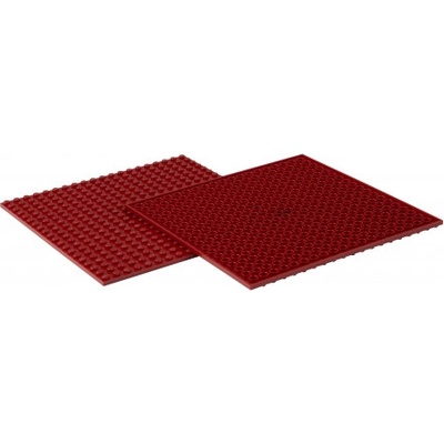 Q-Bricks Stavební podložka 20x20 červeno-hnědá