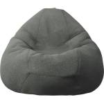 Pufrelax Пуф круша 320л. , Nirvana Grande - Smoke Grey, Перящ се калъф, Пълнеж от Полистиролни перли, Гама Premium