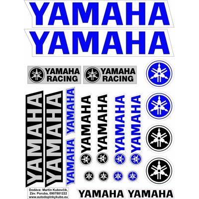 Samolepka Set Yamaha Červená