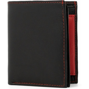 Image 1 of Delis Мъжки портфейл Abramo PT1029 от естествена кожа, черен/червен (PT1029)