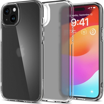 Spigen Кейс Spigen Ultra Hybrid за iPhone 15 Plus, прозрачен (KXG0075251)