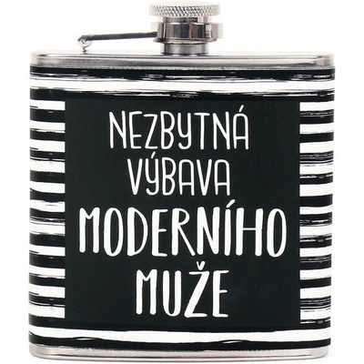 ALBI NEVYHNUTNÁ VÝBAVA MODERNÉHO MUŽA Darčeková ploskačka čierna