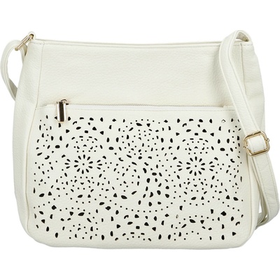 Trendy dámská koženková crossbody kabelka Orma béžová