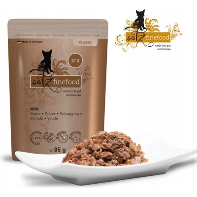 Catz finefood No.9 so zverinou 85 g