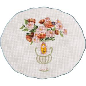 Bloomingville Чиния за закуска Dorothy 20 см бяло-синя (82061692)
