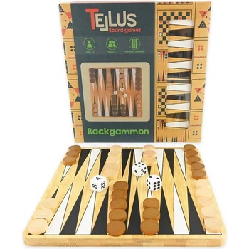 Robetoy Детска дървена игра Табла, 22 см - Robetoy