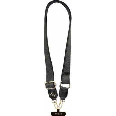 Popruh Guess Crossbody PU 4G Metal Logo Black 142340 – Hledejceny.cz