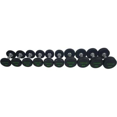 TUNTURI Pro PU Dumbbell 2-32 kg 20 párů