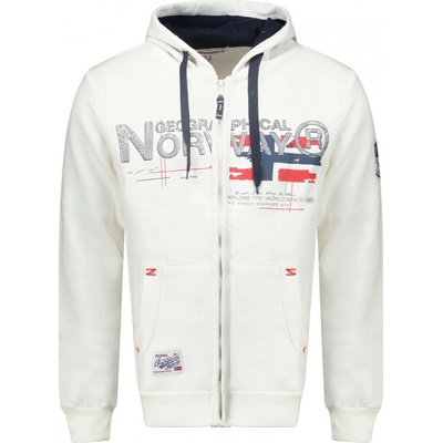 GEOGRAPHICAL Norway mikina GISLAND MEN 100 bílá