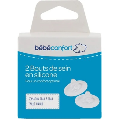 Bebeconfort Комплект силиконови зърна Bebe Confort - универсален размер, 2 броя (3101201400)