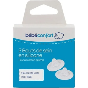 Bebeconfort Комплект силиконови зърна Bebe Confort - универсален размер, 2 броя (3101201400)