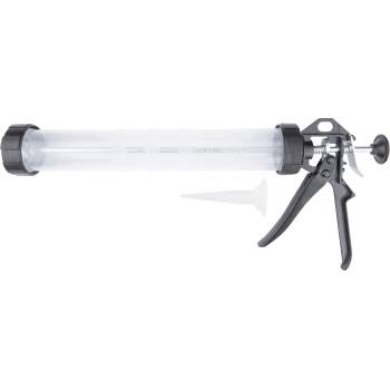 Extol Пистолет за изстискване, пластмасов, 700 ml; 380 mm, с прозрачен държач за тръби