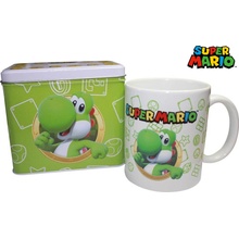 Nintendo Super Mario 2v1 Pokladnička + hrnček Yoshi 7244