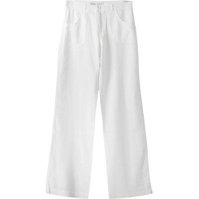 Bershka Панталон бяло, размер 38