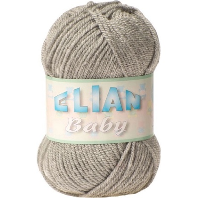 Pletací příze Elian Baby 00195 - šedá
