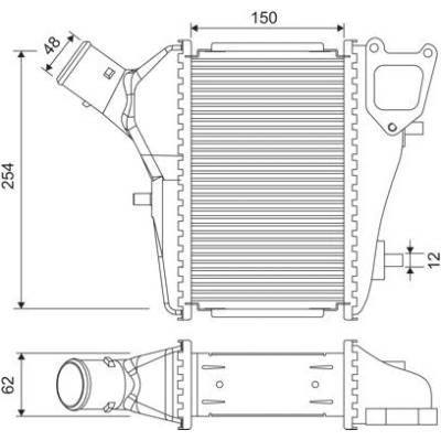 Chladič turba VALEO 818686