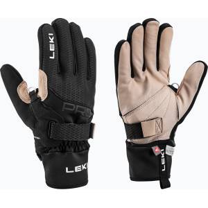 LEKI Ръкавици за ски бягане LEKI PRC Premium ThermoPlus Shark black/sand
