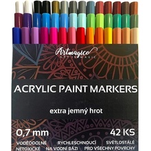 Artmagico Premium extra jemný hrot 0.7 mm sada 42 ks