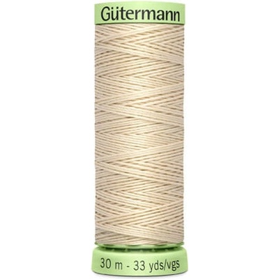 Nit PES Gütermann JEANS - extra silná 30 (30m) barva 169 - béžová