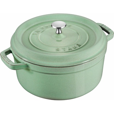 Staub Liatinový hrniec s pokrievkou Cocotte, šalviová, 22 cm / 2,6 l 1008701