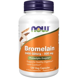 NOW Bromelain 2400 GDU [120 капсули]