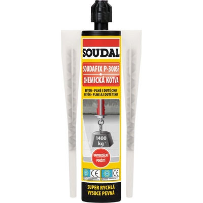 SOUDAL Soudafix P-300 SF chemická kotva 300ml sivá