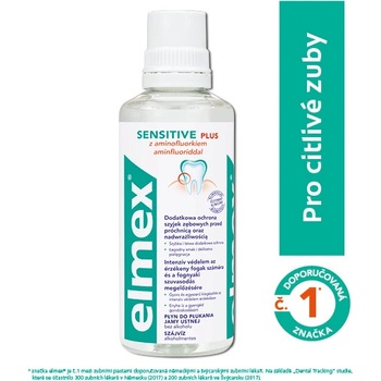 Elmex Úsní voda Sensitive Plus pro citlivé zuby 400 ml