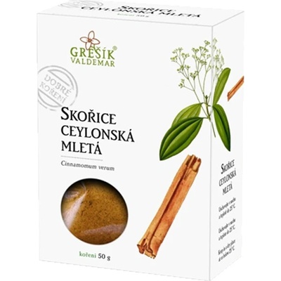 GREŠÍK Škorica cejlónska mletá 50 g