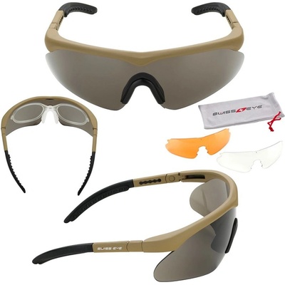 SWISS EYE® taktické SWISS EYE® RAPTOR 3 skla coyote