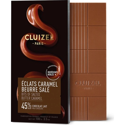 Michel Cluizel Lait Éclats Caramel Beurre Sale 45% 100 g