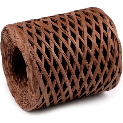 Lýko rafie k pletení tašek šíře 5-8 mm Varianta: 5 (G43) hnědá, Balení: 1 ks 54368/135916/253899