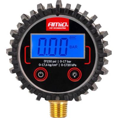 AMIO Digitální tlakoměr 17 bar 04463