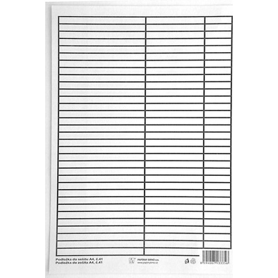 Auttep Podložka do sešitů A4 Auttep PVC linka / linka 67257