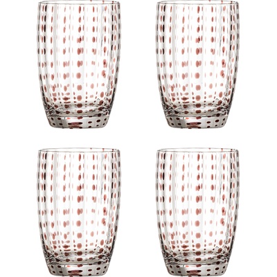 Bloomingville Brinley чаши 350 мл, кафяви, 4 бр (82072203)