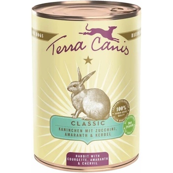 Terra Canis Rabbit with courgette amaranth & chervil 400 g