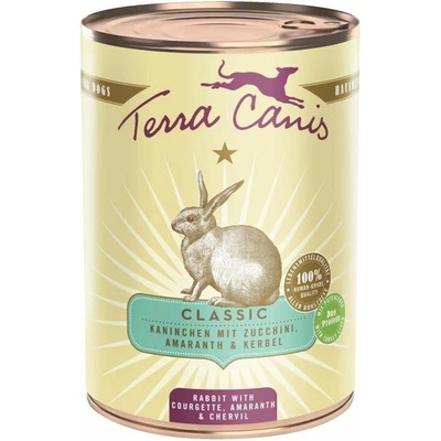 Terra Canis Rabbit with courgette amaranth & chervil 400 g