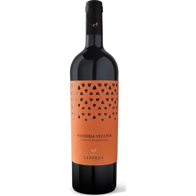 MASSERIA VECCHIA Primitivo Di Manduria DOP 2021 16% 0,75 l (holá láhev)