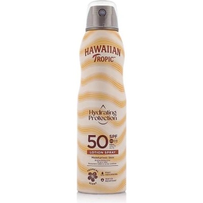 Hawaiian Tropic Hydrating Protection Lotion Spray SPF50 хидратиращ слънцезащитен спрей за тяло 220 ml