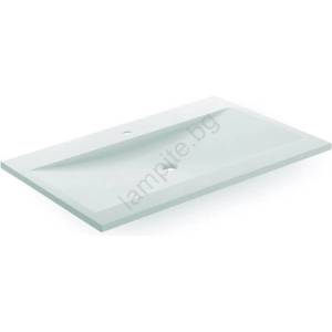 Bathco 0506 - Вградена мивка MANHATTAN 100x45 см смола/бяла (BO0022) Мивка за вграждане