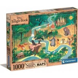 Clementoni Disney The Jungle Book Story Maps puzzle 1000pzs