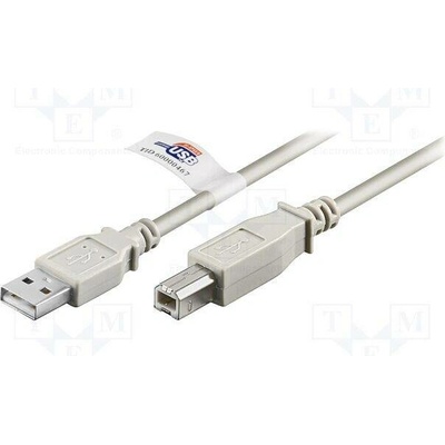 Goobay 50832 USB 2.0, USB A vidlice, USB vidlice, 3m, šedý