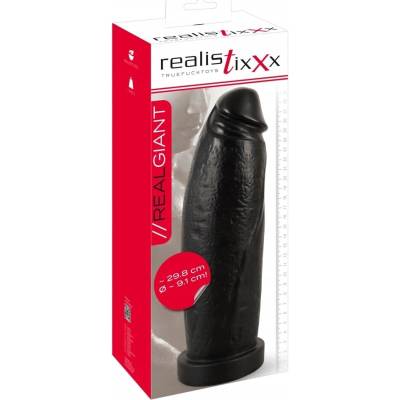 RealistiXXX Real giant dildo XXL čierne